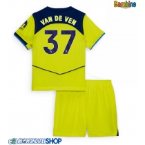 Maglie da calcio Tottenham Hotspur Micky van de Ven #37 Terza Maglia Bambino 2025-26 Manica Corta (+ Pantaloni corti)